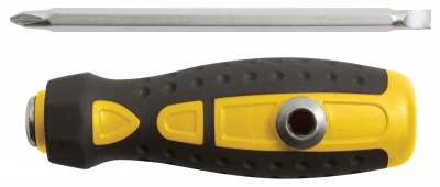 Отвертка FIT перест. CrV 6х130мм РН2/SL6 рез.56230