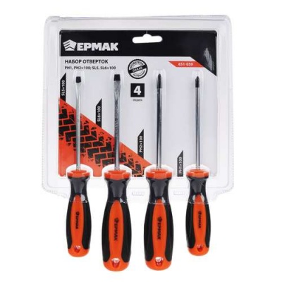 Набор отверток Ермак 4пр.9986 651-059