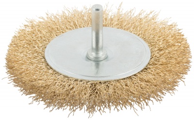 Щетка д/дрели тип колесо,проволка 100мм 38485М