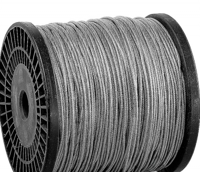 Трос DIN 3055 в изоляции PVC 3/4мм