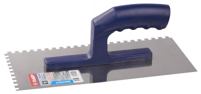 Гладилка 280х130мм ЗУБРстальная пл.руч.зуб 6х6мм 0804-06