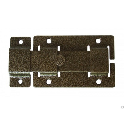 Задвижка дверная ЗД-02 прямоуг.ригель Секрет