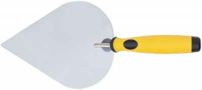 Мастерок штукатура 190мм Профи нерж. мяг.руч.