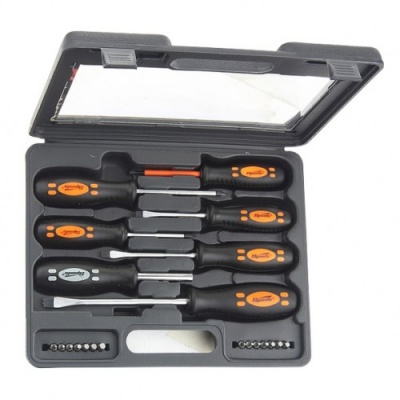 Набор отверток CrV 2-х комп.рукоят.21шт 13309