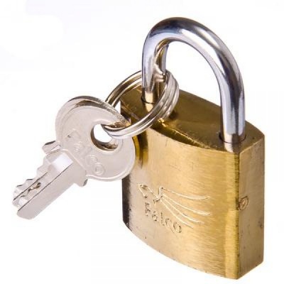 Замок навесной FALCO золотой 25мм 673-002