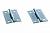 Петли 50х35мм 2шт. универ. цинк 66362