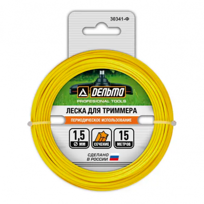 Леска д/триммера "Звезда" 1,5мм*15м КФ 225462