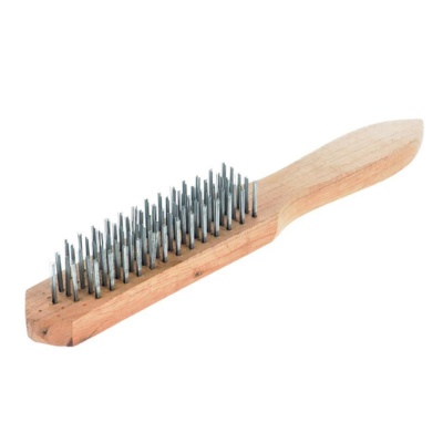 Щетка метал. 5 ряд. дер.руч. 3503-5