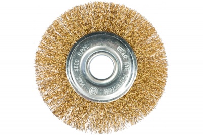Щетка плоская д/УШМ латун. 125мм/м22